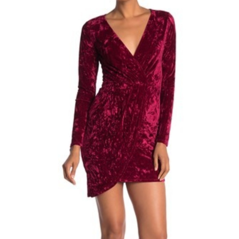 Cabernet Velvet Dress